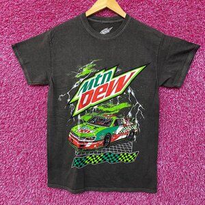 Mountain Dew Dew Lightnin' Racing T-Shirt Small
